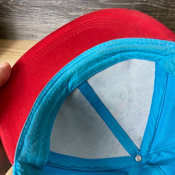 Six Flags Hat Cap Youth Snapback Gray Blue Superman Boys Adjustable - Picture 7 of 9